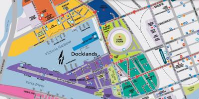 Docklands Melbourne mapie