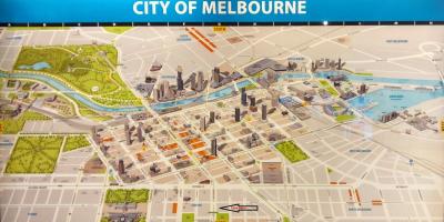 Melbourne mapa sklepu