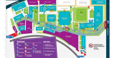 Mapa Melbourne Шоуграундс