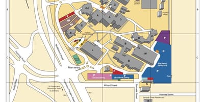 Monash mapę kampusu uniwersytetu